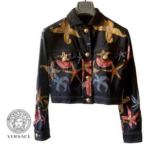 gianni versace jeans couture runway 1992 “tresors de la mer” seashell jacket S